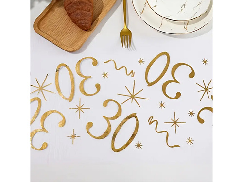 Nyomtatott asztali futó dekoráció 30. születésnapra - 28 cm x 5 m - 1 db.