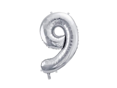 9-es számú ezüst fólialufi - 72 cm - 1 db.