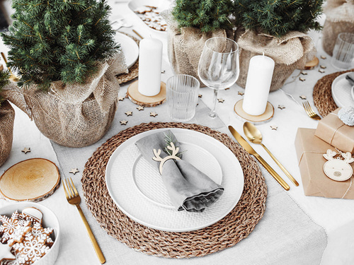 Rénszarvas szalvétagyűrűk - 6 db.