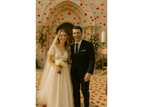 Rózsaszirmok - piros - 500 db.