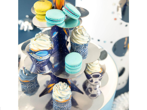 Cosmos cupcake flitteres állvány - 1 db.