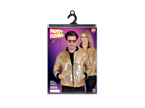 Party flitteres kabát - bomber - arany