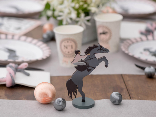 Lovas figura lovon - 8 cm - 1 db.