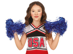 Kék pomponok - 2 db.