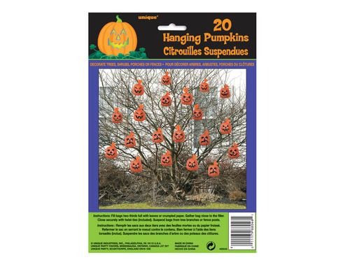 Halloween tökzsákok - 20 db.