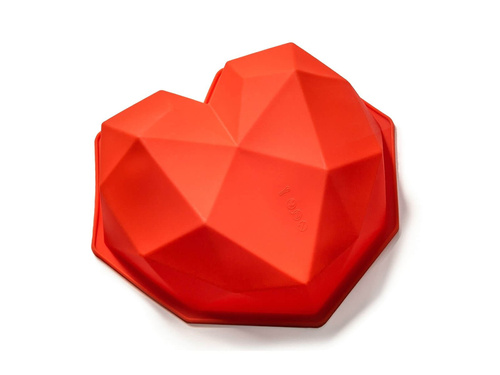 3D szív tortaforma - 1 db.