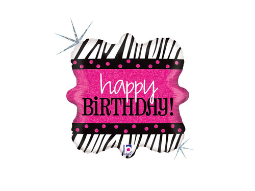 Boldog születésnapot fólialufi - 16" - 1 db.