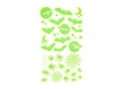 Sötétben világító matricák Halloweenre - 1 db.