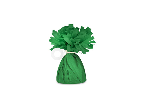 Papírnehezék héliummal töltött léggömbökhöz - sötétzöld - 140 g