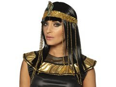 Egyiptomi királynő paróka fejpánttal - 1 db.