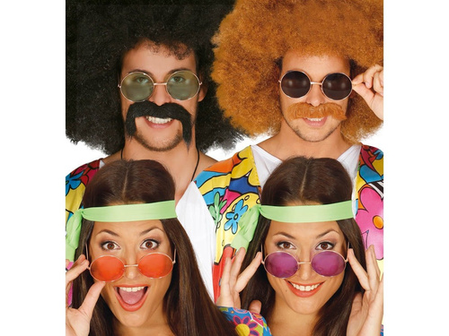 Hippi szemüveg - 1 db.