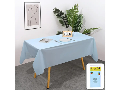 Világoskék eldobható étkészlet - 45 db.