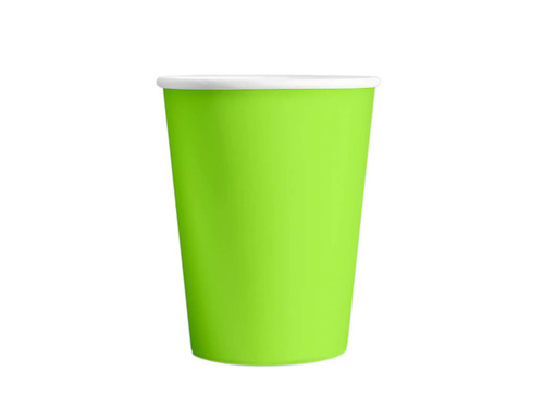 Zöld papírpoharak - 220 ml - 6 db.