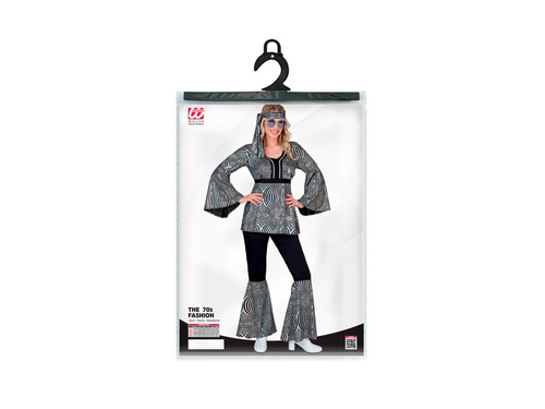70-es évek diszkó jelmez - ezüst hullámok