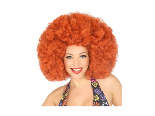 Vörös hajú nagy afro paróka