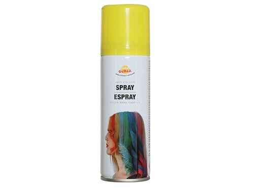 Mosható pasztell hajspray 125 ml - sárga