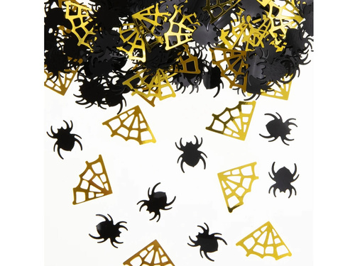 Halloween pókok és pókhálók konfetti - 15g