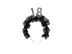 Tizennyolcadik születésnapi szalag fodros - 1 db.