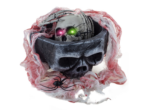 Csontváz koponya tál - 1 db.