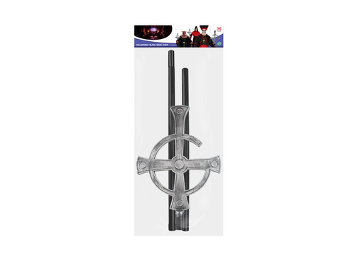 Összecsukható fekete ceremoniális bot - 145 cm