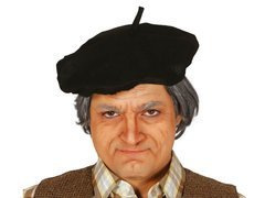 Fekete barett - 1 db.