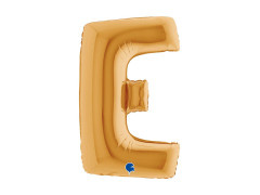 Fólia lufi E betű arany - 40" - 1 db.