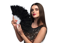 Tollas ventilátor fekete - 1 db.