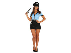 Rendőrnő mini jelmez