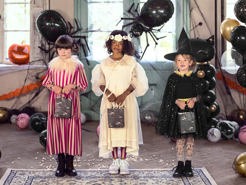 Fekete szoknya arany mintával