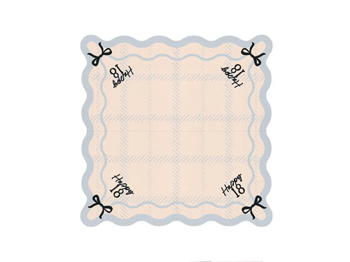 Happy 18 - 33 cm-es szalvéták - 12 db.