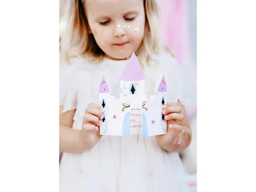 Születésnapi meghívók borítékkal Castle - 6 db.