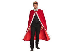 Királyi köpeny felnőtteknek piros