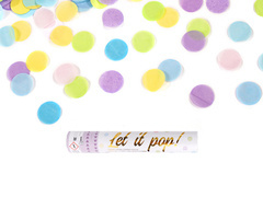 Lövőcső, színes körök, 28 cm, 1 db.