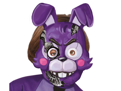 Halloween nyúl maszk - 1 db.