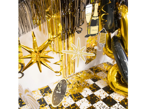 Akasztós dekoráció Boldog új évet malacok - 6 db.