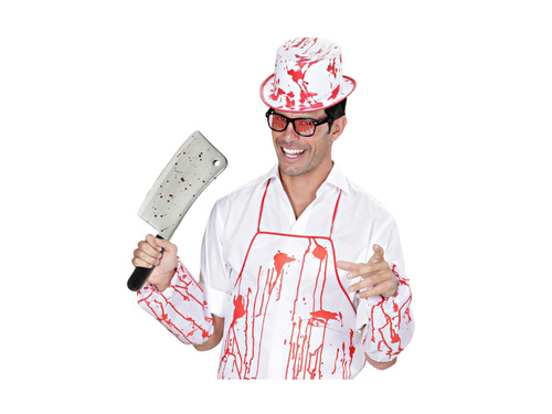 Vérfoltos műanyag bárd - 44 cm