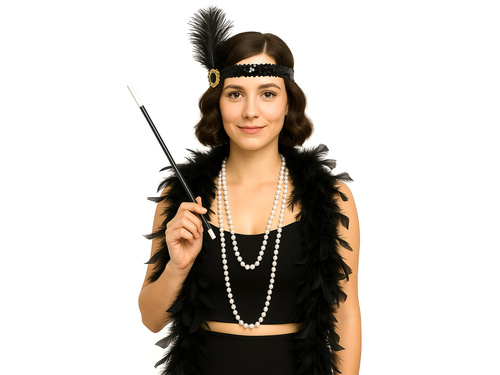 Retro fekete szett Boa-val