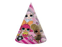 LOL Glitterati születésnapi sapkák - 6 db. - 58g
