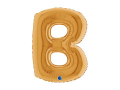 Fólia lufi B betű arany - 40" - 1 db.