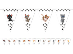 Macskák zászló banner - 5 m