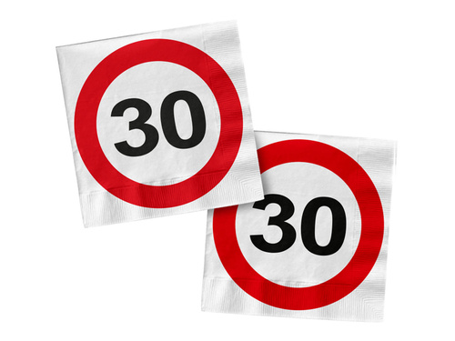 30. tiltó tábla szalvéták - 33 cm - 20 db.