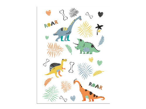 Dinoszauruszok mosható tetoválás