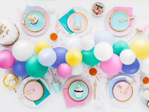 Százszorszép és szivárványos szedő gyertyák - 5 db.