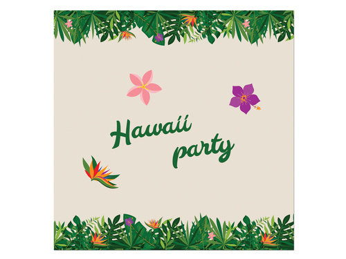 Hawaii Party szalvéták - 33 cm - 20 db.