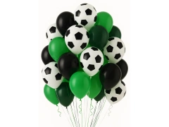 Labdarúgás latex lufi - közepes - 25 db.