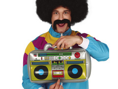 Felfújható rádió - 40 x 20 cm - 1 db.