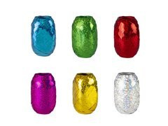 Dekorációs szalagok készlete - holografikus - vegyes színek - 10 m