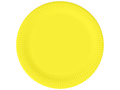 Papírtányérok sárga - 18 cm - 6 db.