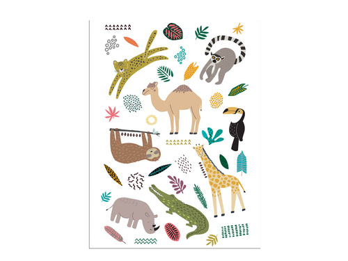 Mosható állatkerti tetoválások