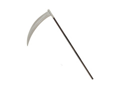 Műanyag kasza - 115 cm